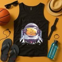 Weed Astronaut Tank Top thumb 4