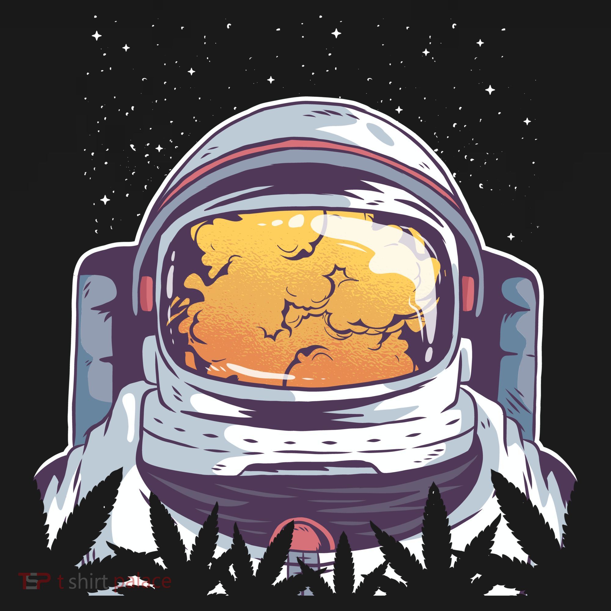 Weed Astronaut Tank Top