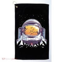 Weed Astronaut Golf Towel thumb 0
