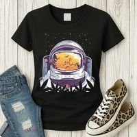 Weed Astronaut Women's T-Shirt thumb 3