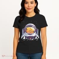 Weed Astronaut Women's T-Shirt thumb 4