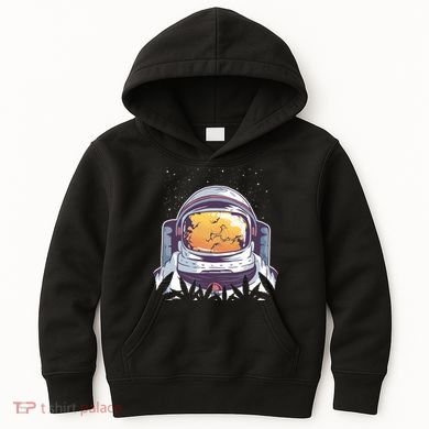 Weed Astronaut Kids Hoodie