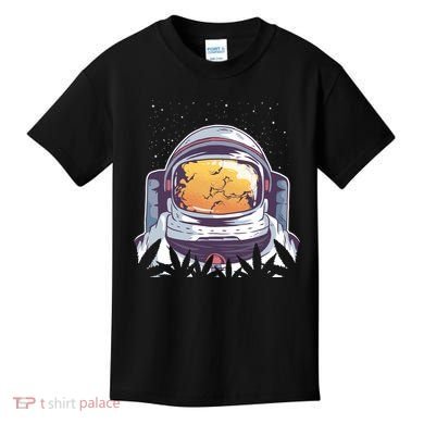 Weed Astronaut Kids T-Shirt