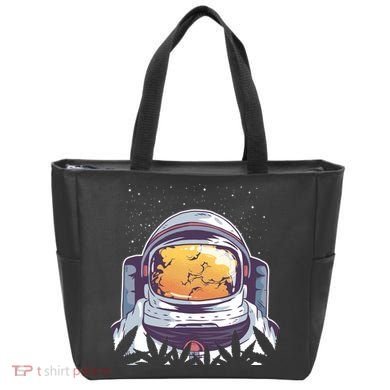 Weed Astronaut Tote Bag