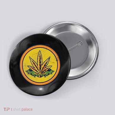 Weed Coin Button