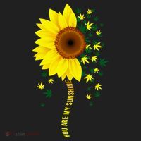 Weed Flower You Are My Sunshine Women's Sweatshirt thumb 2