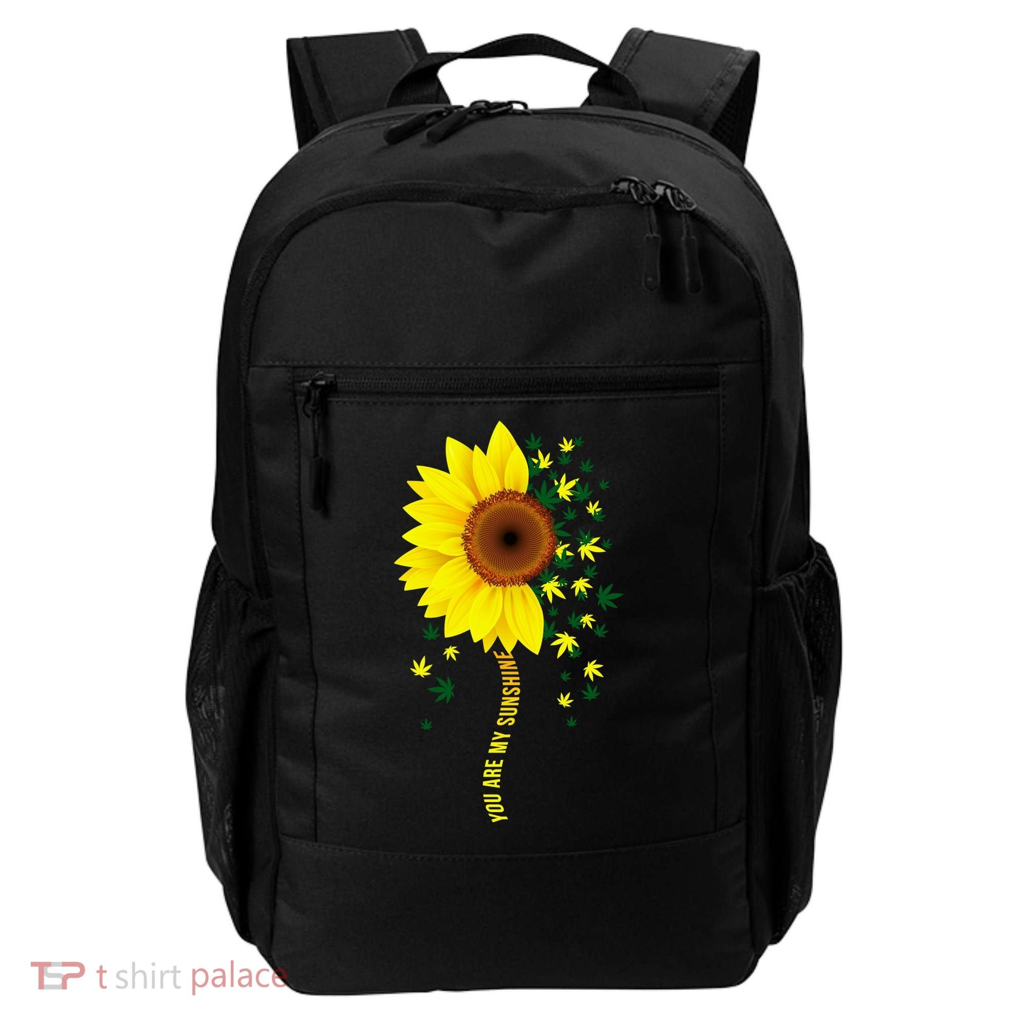 Weed Flower You Are My Sunshine Backpack