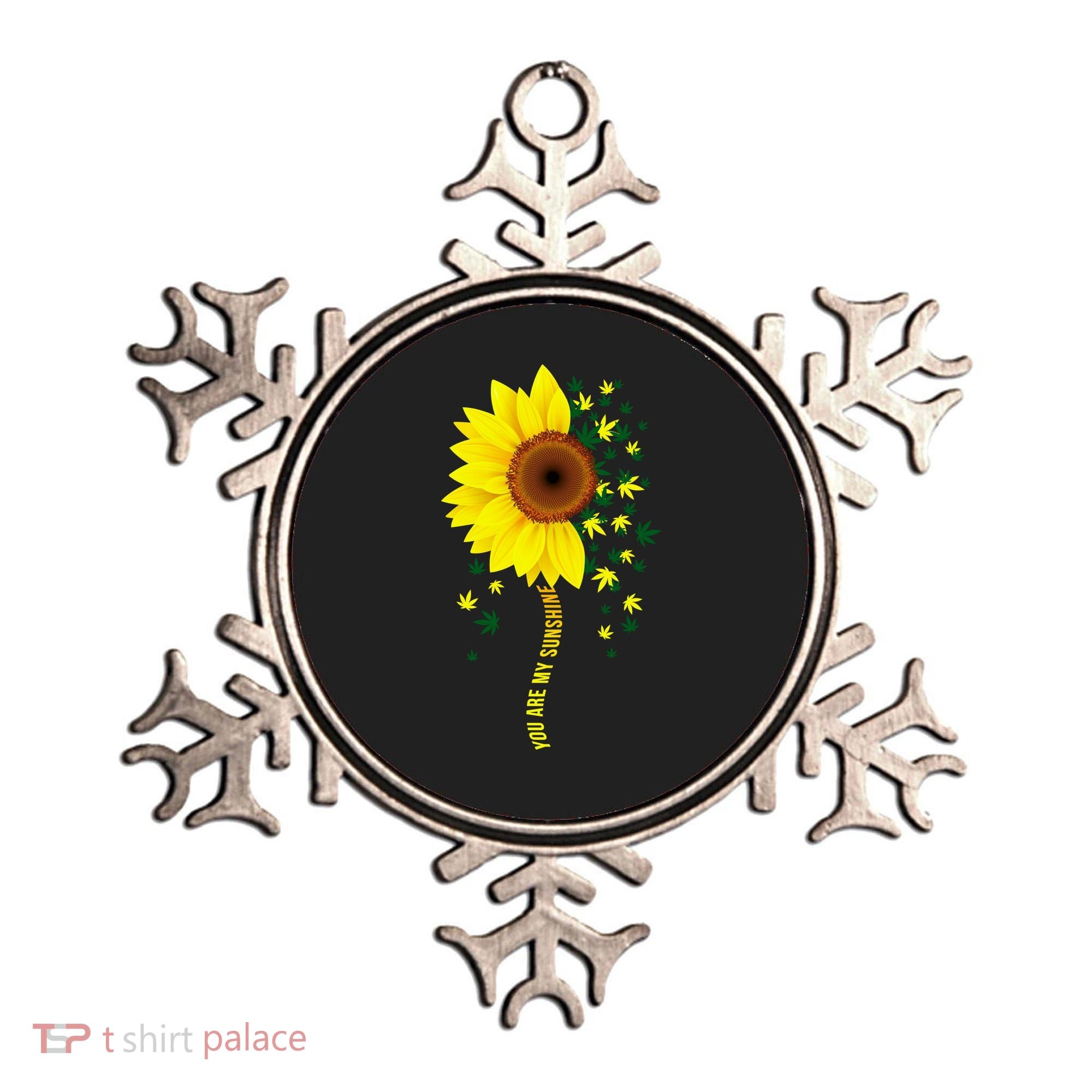 Weed Flower You Are My Sunshine Ornament