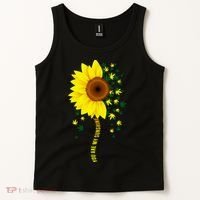 Weed Flower You Are My Sunshine Tank Top thumb 2