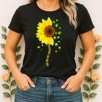 Weed Flower You Are My Sunshine Women's T-Shirt thumb 2