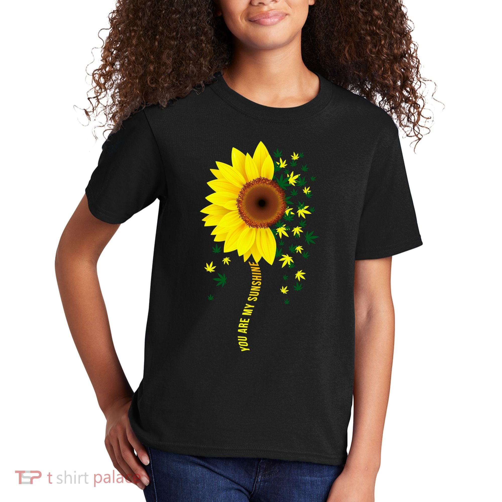 Weed Flower You Are My Sunshine Kids T-Shirt