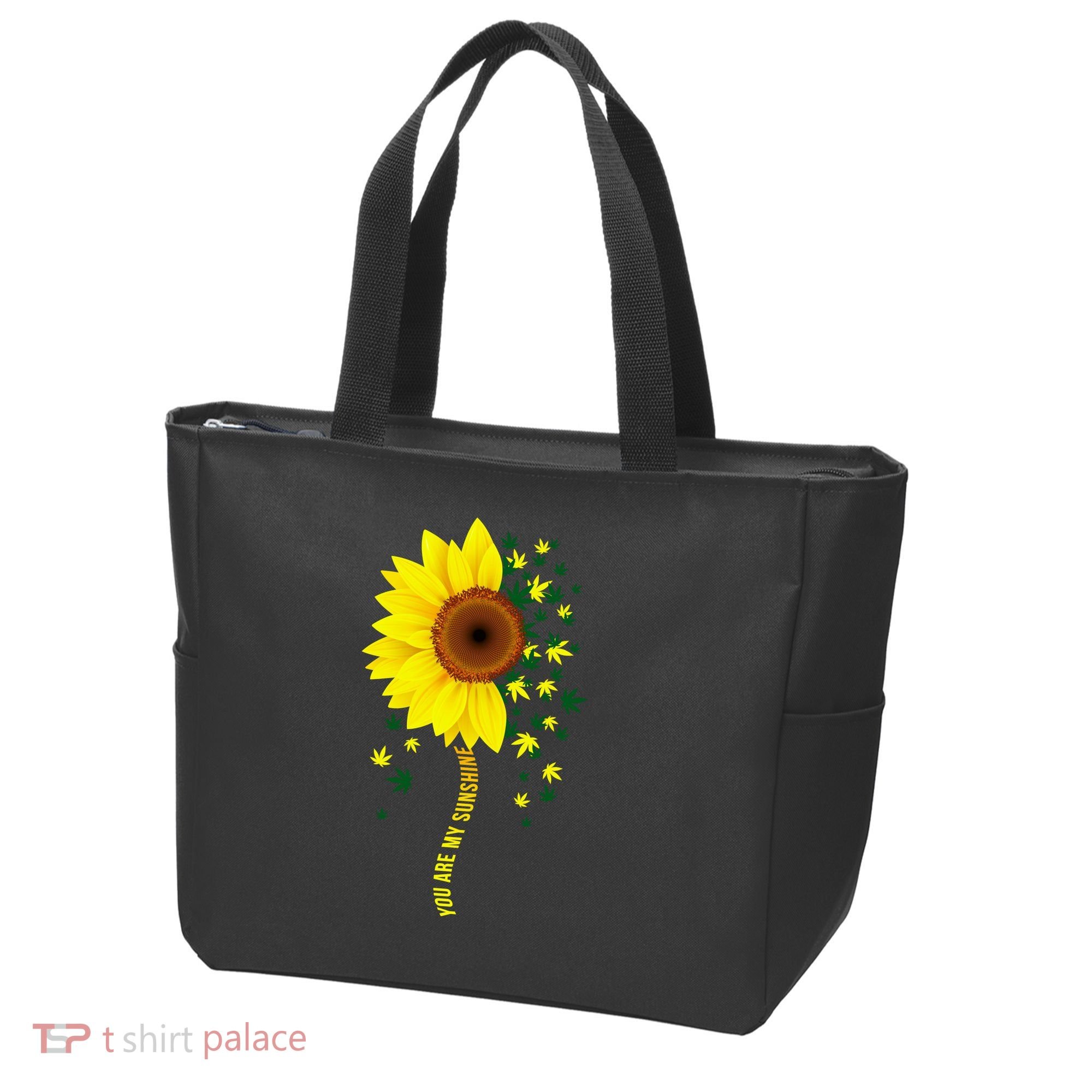 Weed Flower You Are My Sunshine Tote Bag