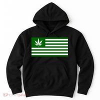 Weed Green America Flag Hoodie thumb 0