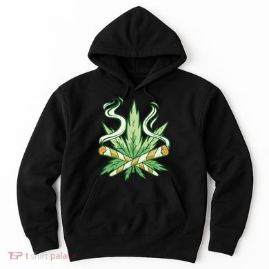 Weed Joint Cross Hoodie
