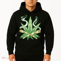 Weed Joint Cross Hoodie thumb 2