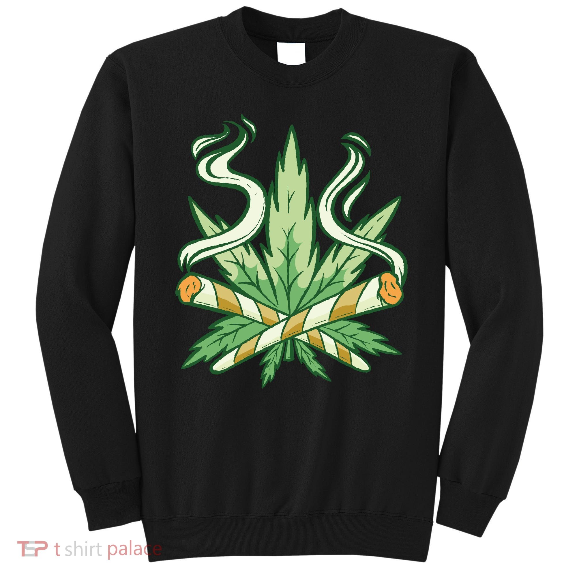 Weed Joint Cross Sweatshirt