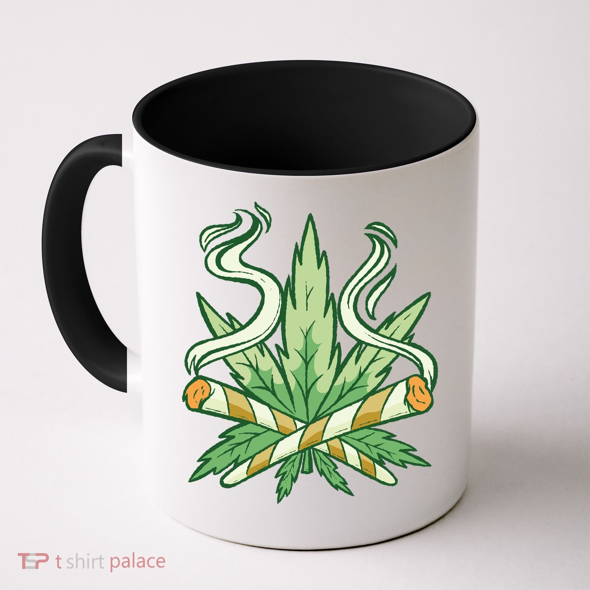 Weed Joint Cross Coffee Mug
