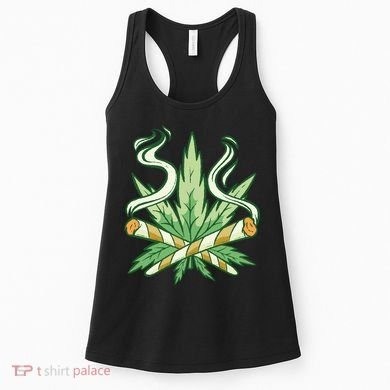Weed Joint Cross Women's Tank Top