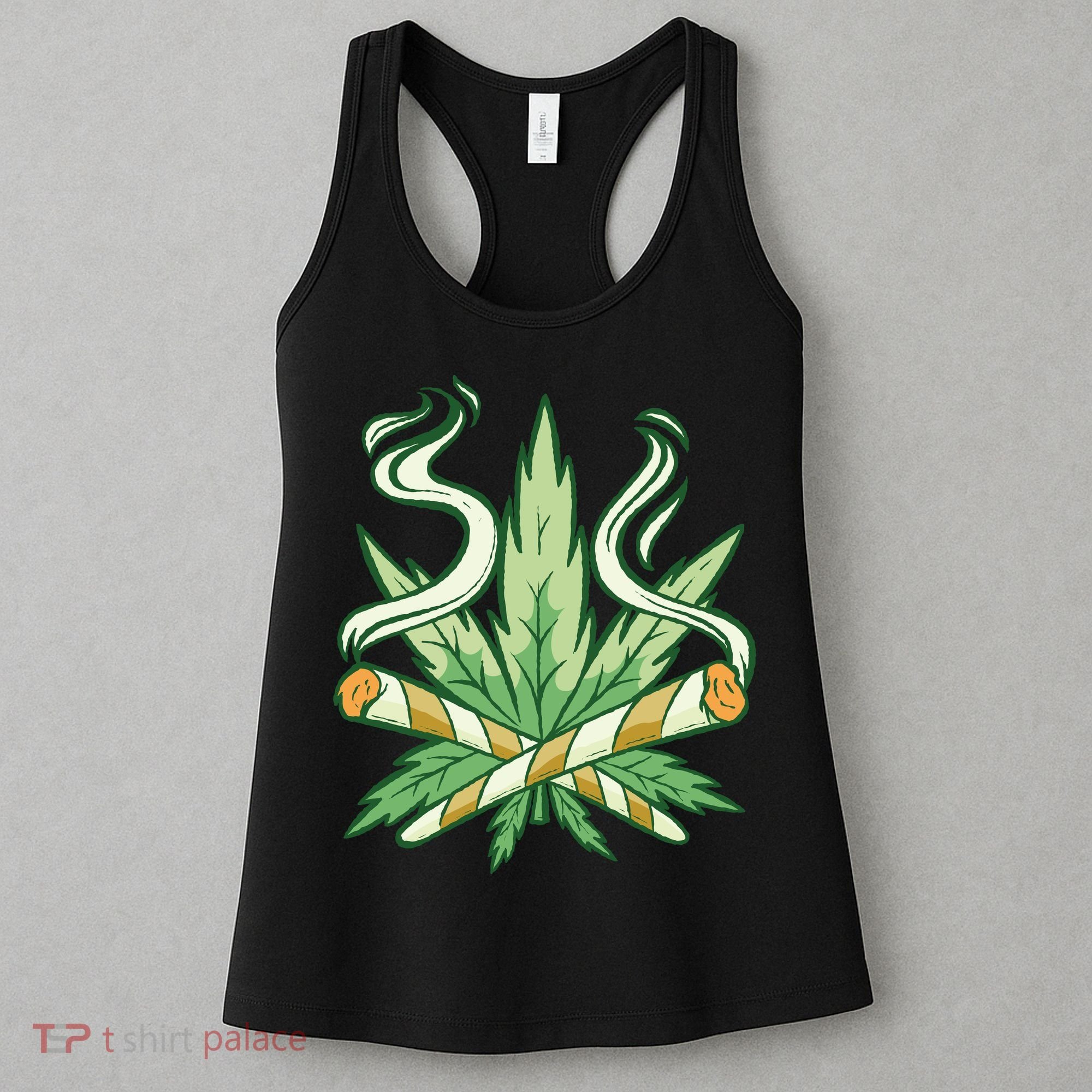 Weed Joint Cross Women's Tank Top
