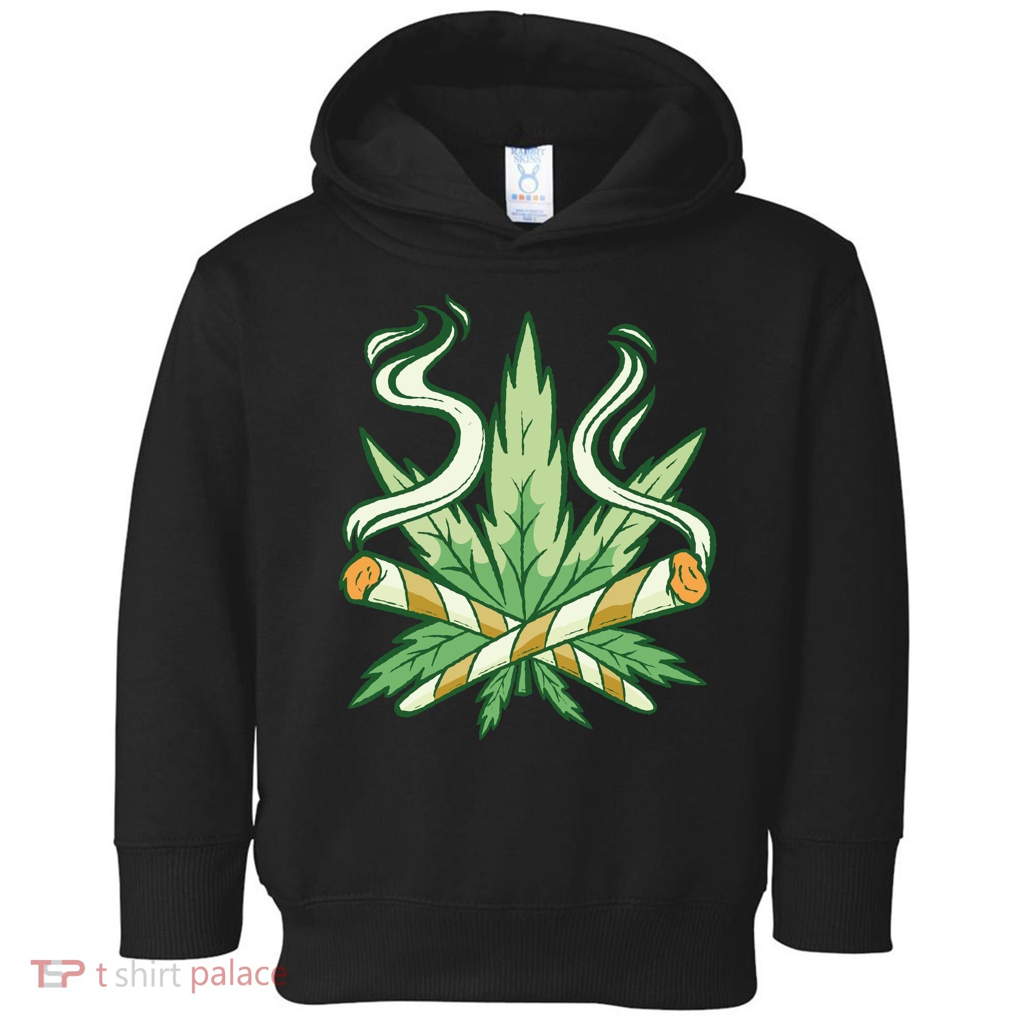 Weed Joint Cross Toddler Hoodie