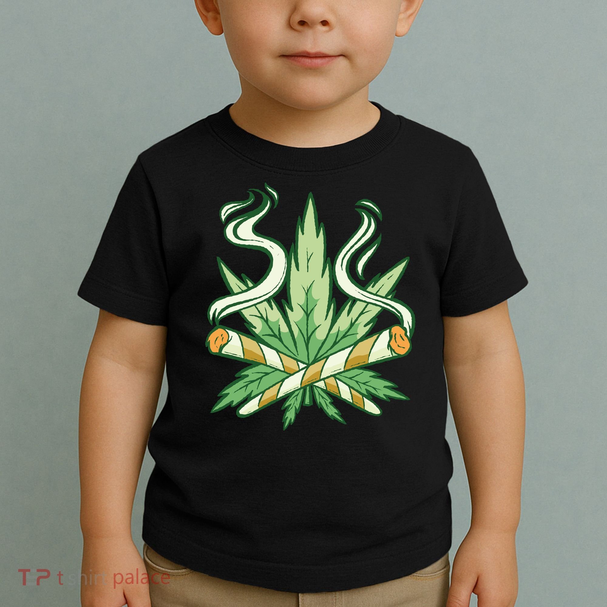 Weed Joint Cross Toddler T-Shirt