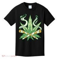 Weed Joint Cross Kids T-Shirt thumb 0