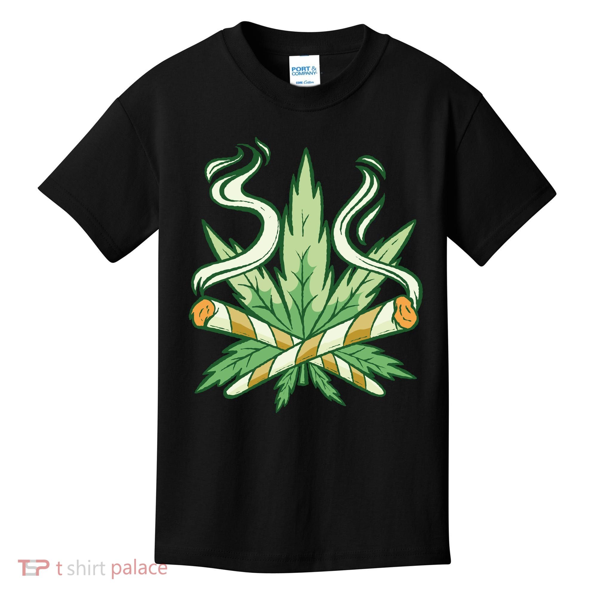 Weed Joint Cross Kids T-Shirt