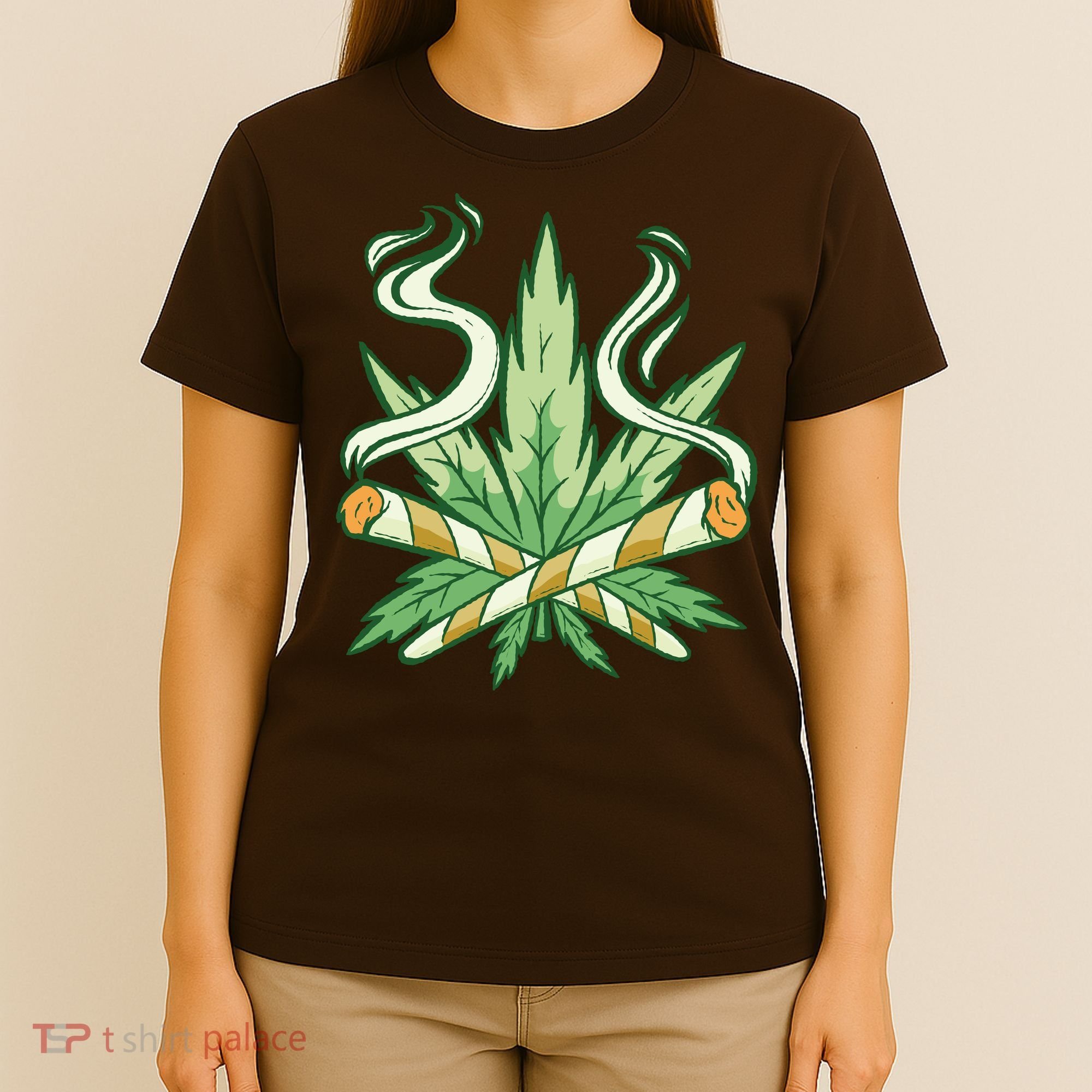 Weed Joint Cross T-Shirt