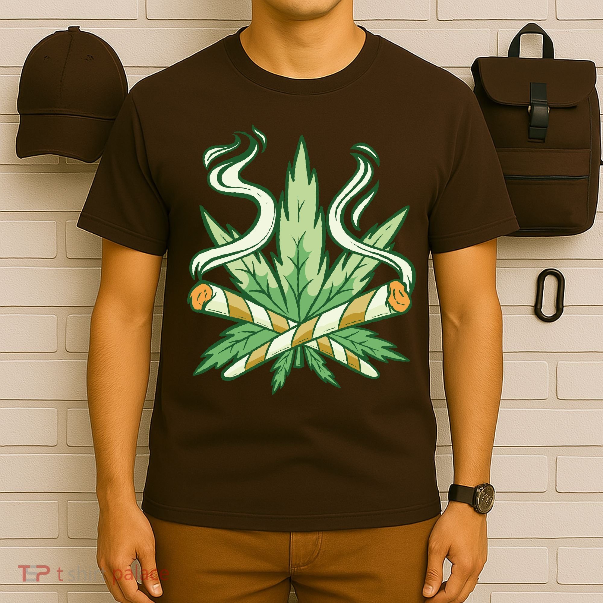 Weed Joint Cross T-Shirt