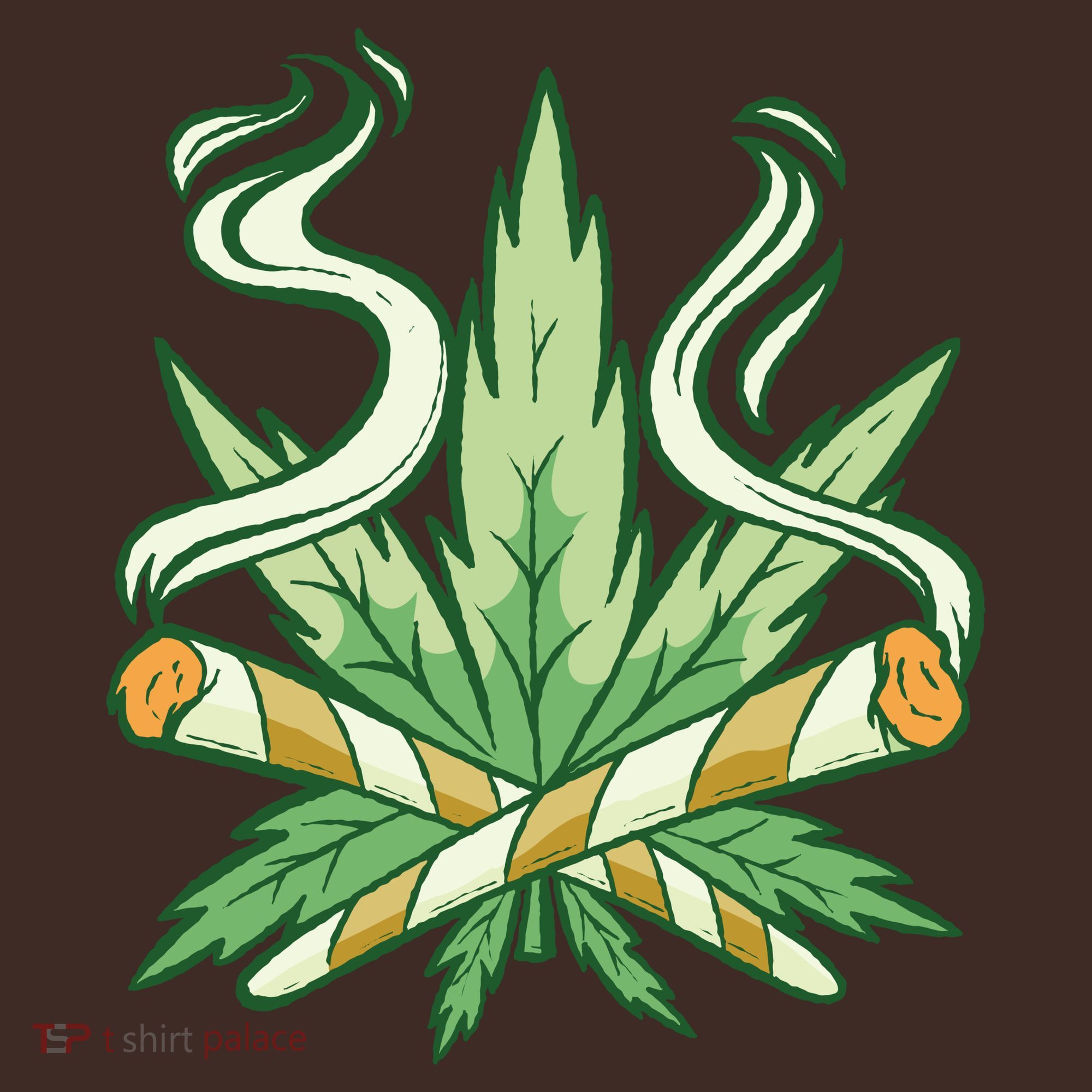 Weed Joint Cross Beanie