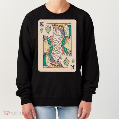 Weed King Poker Card Women's Sweatshirt