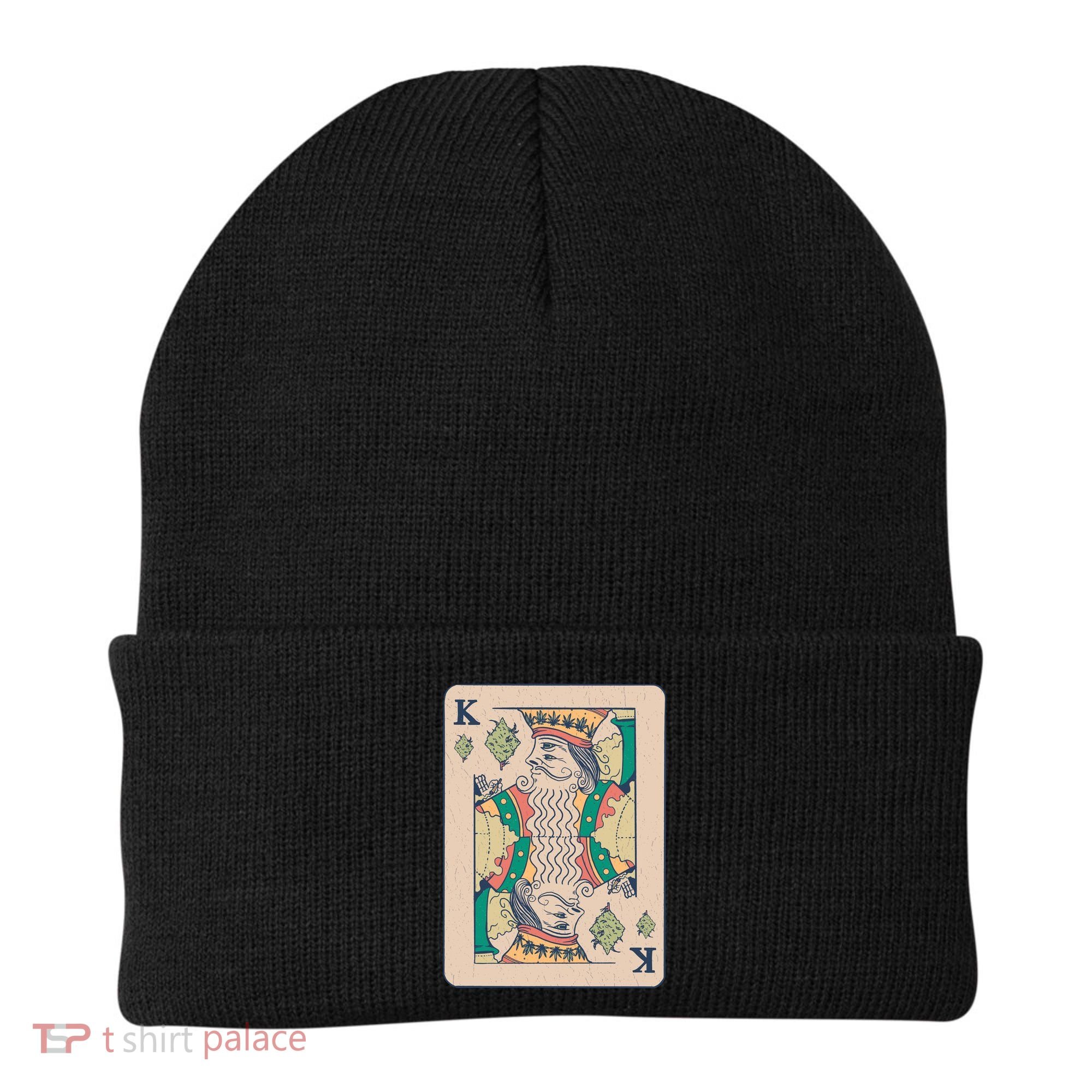Weed King Poker Card Beanie