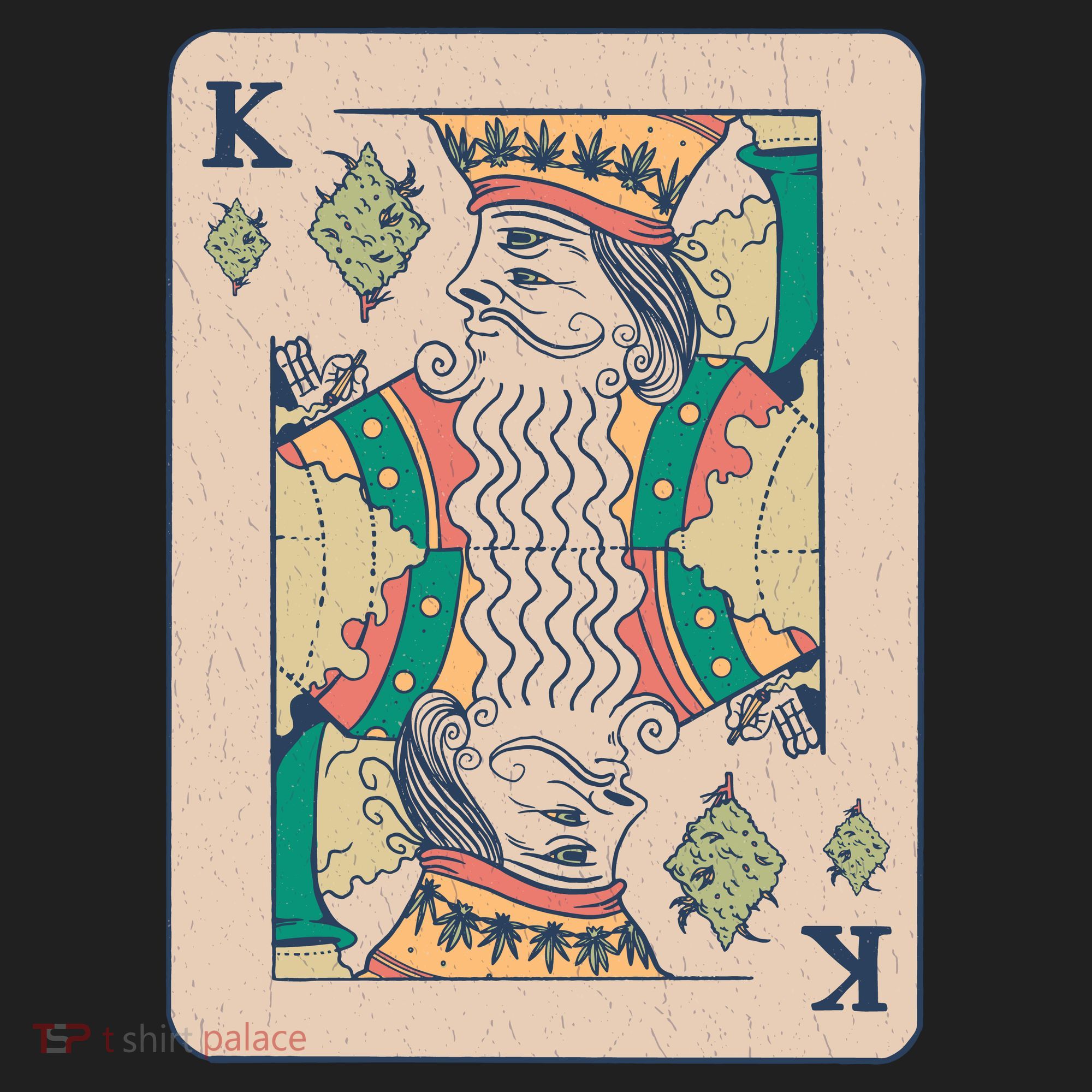 Weed King Poker Card Beanie