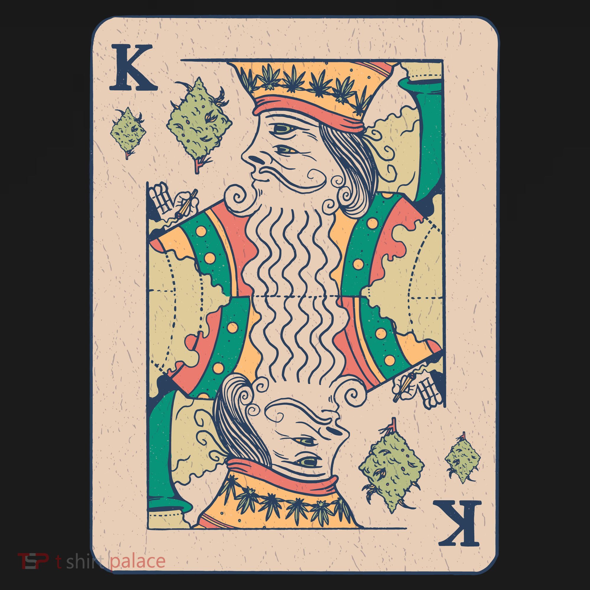 Weed King Poker Card Women's Hoodie