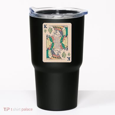 Weed King Poker Card Tumbler