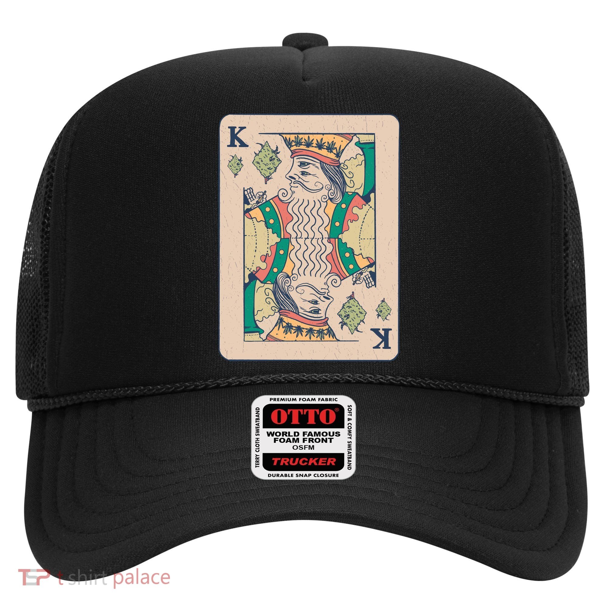 Weed King Poker Card Hat