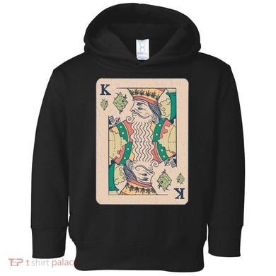 Weed King Poker Card Toddler Hoodie
