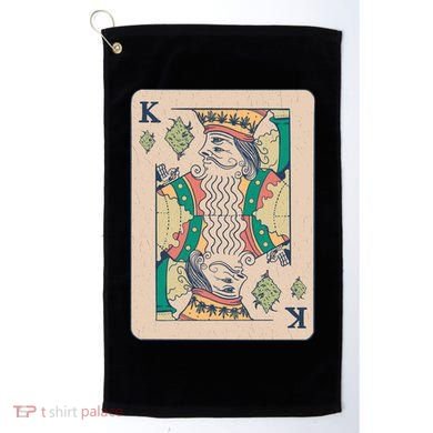 Weed King Poker Card Golf Towel