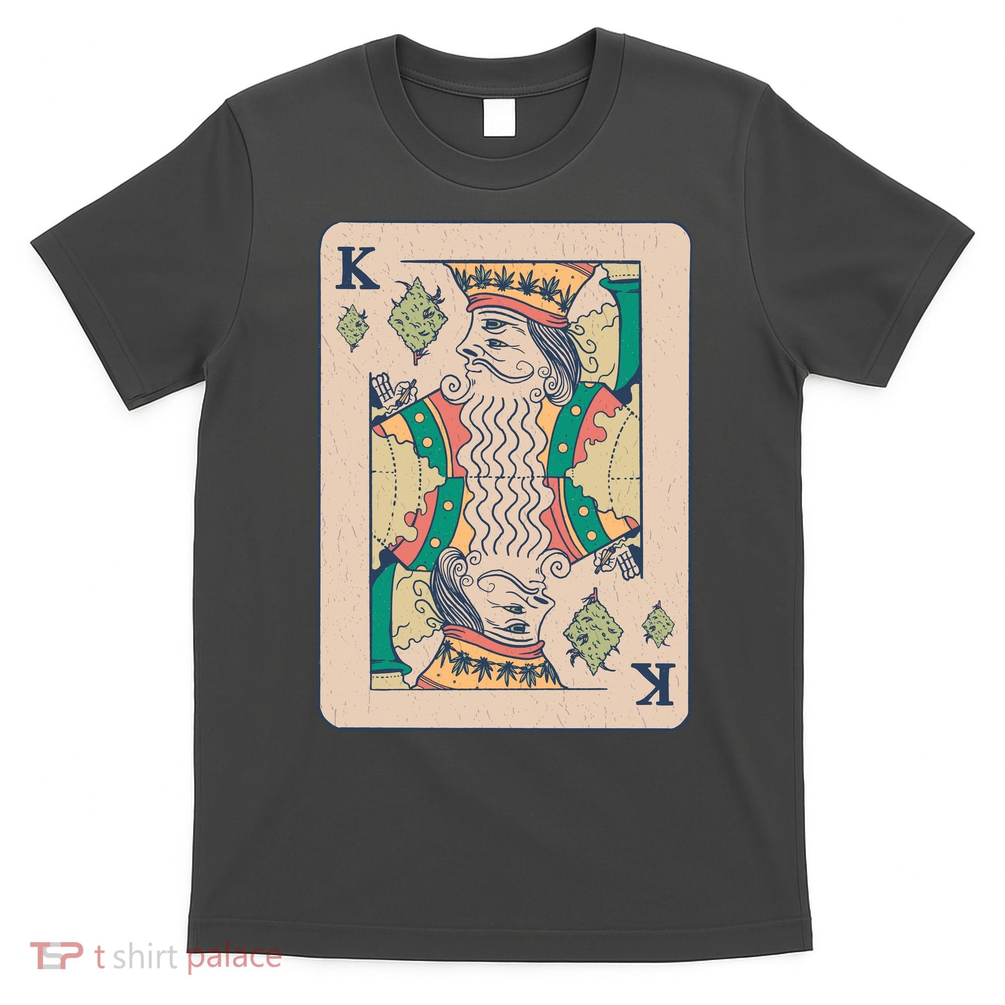 Weed King Poker Card T-Shirt
