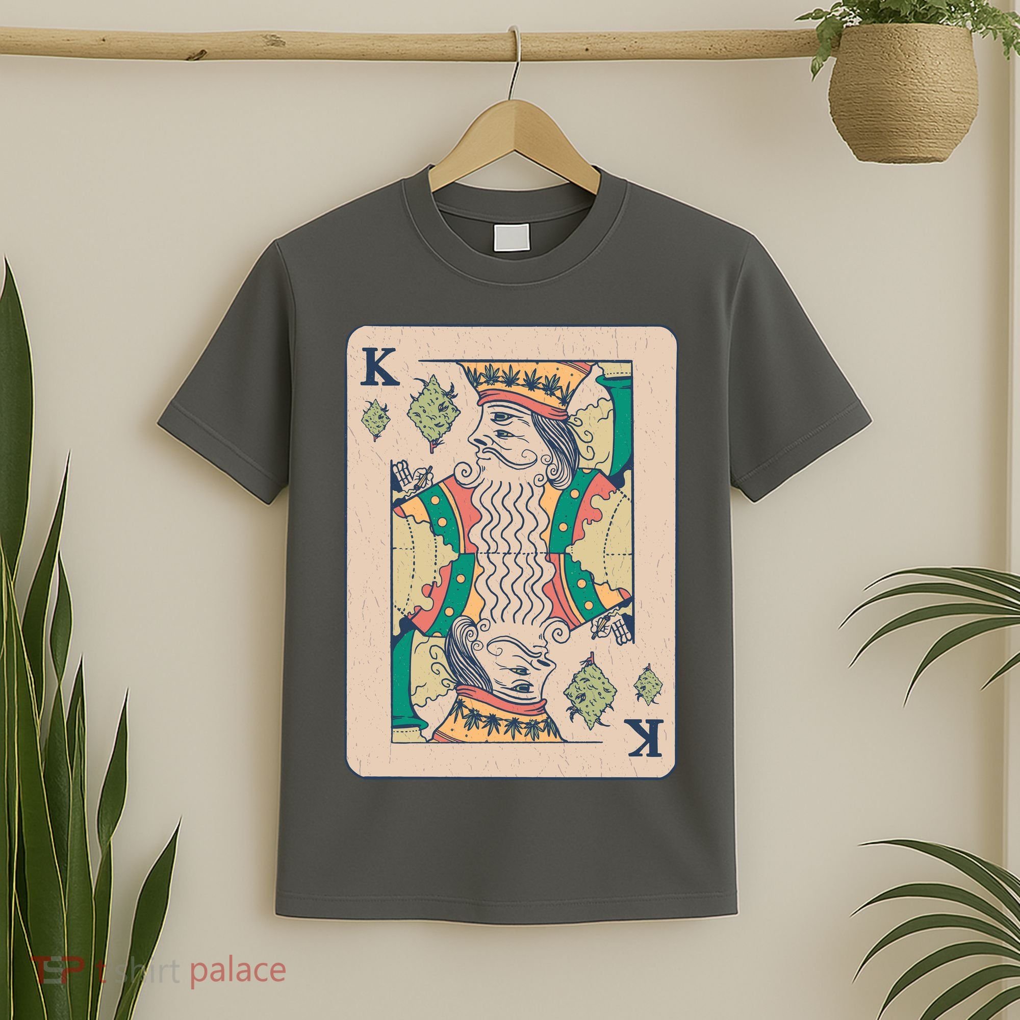 Weed King Poker Card T-Shirt