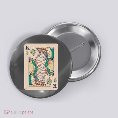 Weed King Poker Card Button