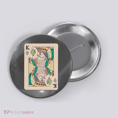 Weed King Poker Card Button