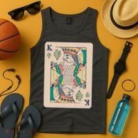 Weed King Poker Card Tank Top thumb 4
