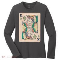 Weed King Poker Card Women's Long Sleeve Shirt thumb 0