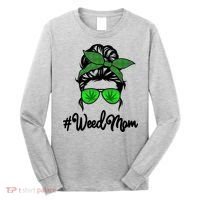 Weed Mom Medical Marijuana Funny Long Sleeve Shirt thumb 0