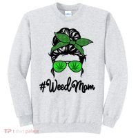 Weed Mom Medical Marijuana Funny Sweatshirt thumb 0