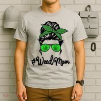 Weed Mom Medical Marijuana Funny T-Shirt thumb 6