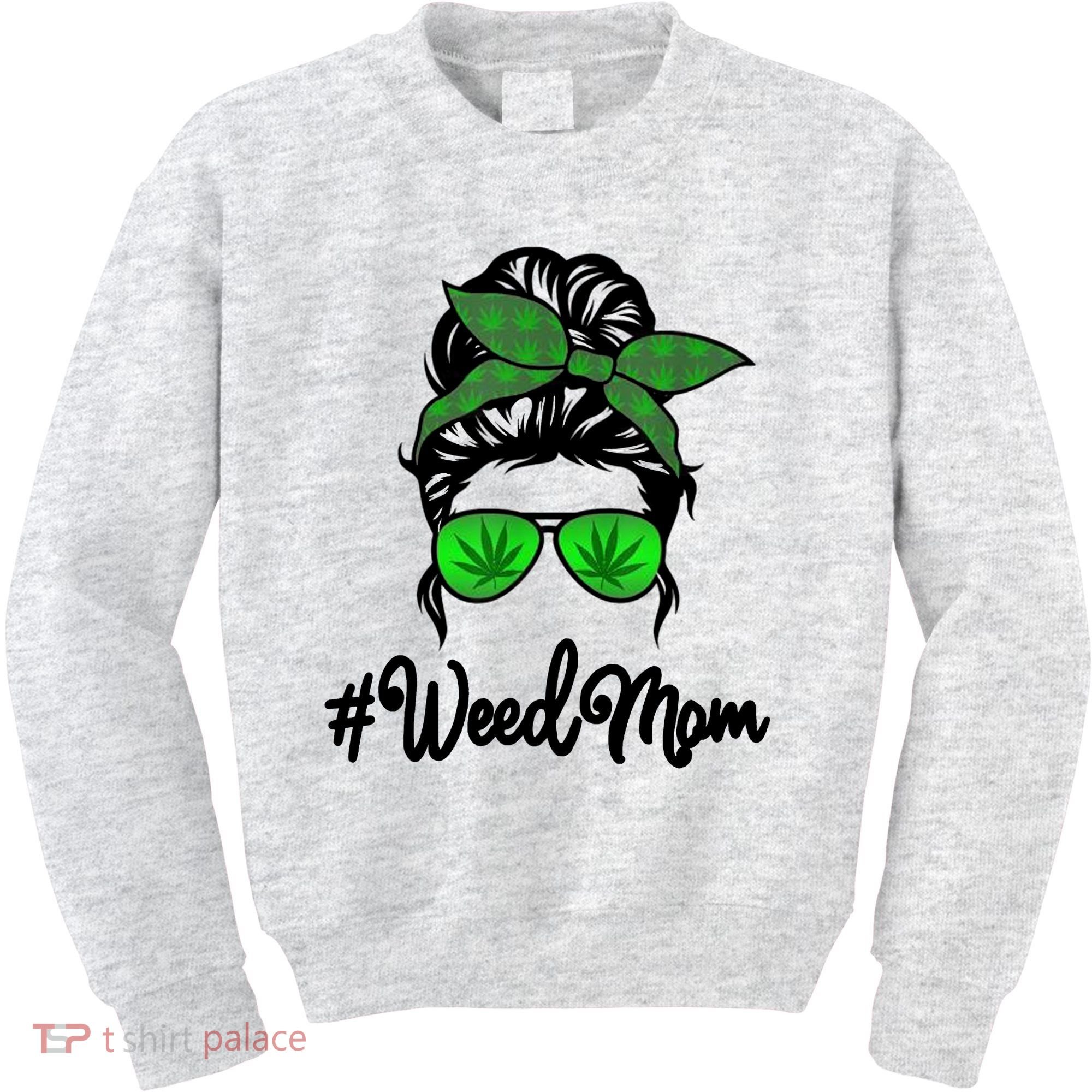 Weed Mom Medical Marijuana Funny Kids Sweatshirt