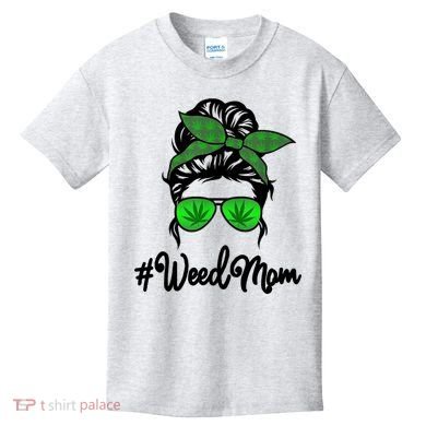 Weed Mom Medical Marijuana Funny Kids T-Shirt