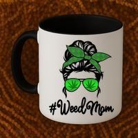 Weed Mom Medical Marijuana Funny Coffee Mug thumb 2